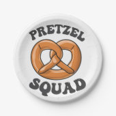 Pretzel Squad Grappig Oktoberfest Pretzel Lover Ge Papieren Bordje (Voorkant)