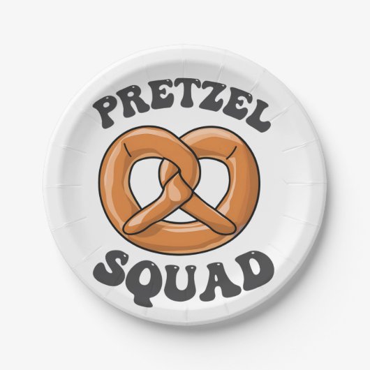 Pretzel Squad Grappig Oktoberfest Pretzel Lover Ge Papieren Bordje (Voorkant)