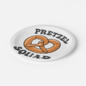 Pretzel Squad Grappig Oktoberfest Pretzel Lover Ge Papieren Bordje (Gekanteld)
