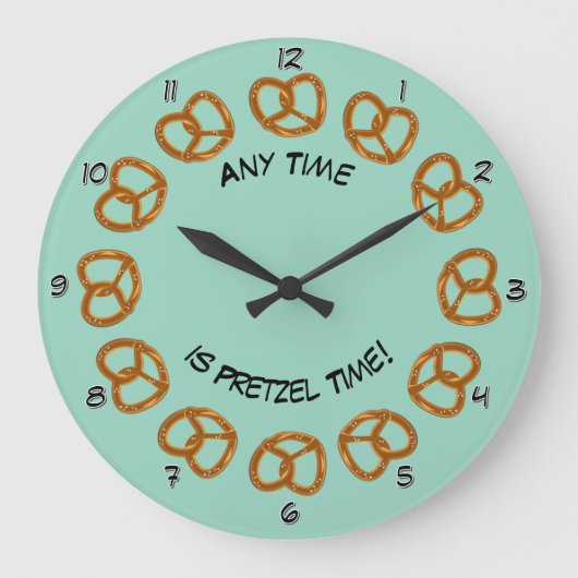 Pretzel Time Twisted Bread of Zoute Snack eigen te Grote Klok (Voorkant)