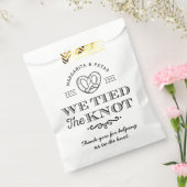 Pretzel we hebben de knoop doorgehakt... ... ... . bedankzakje (Gezegeld)