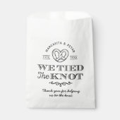 Pretzel we hebben de knoop doorgehakt... ... ... . bedankzakje (Voorkant)