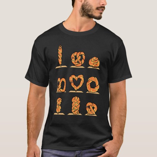 Pretzel Yoga T-shirt (Voorkant)