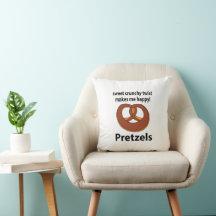 Pretzel zoete knapperige twist maakt me blij Pretz