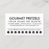 pretzels. loyaliteitspunch klantenkaartje (Achterkant)