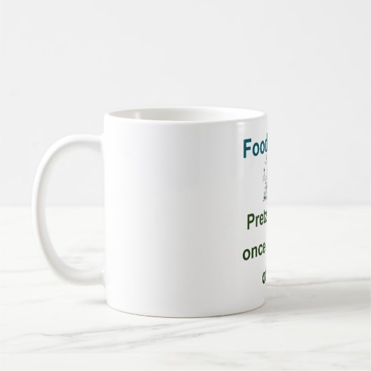 Pretzels was ooit een symbool - voedselfeit koffiemok (Links)