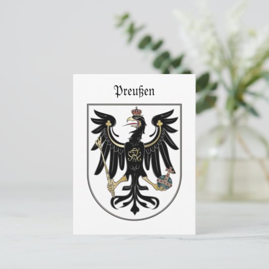 Preußen Adler Briefkaart (Staand voorkant)