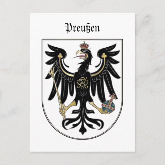 Preußen Adler Briefkaart (Voorkant)