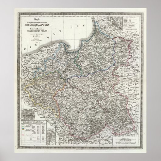 Preussen, Posen, Polen Poster (Voorkant)