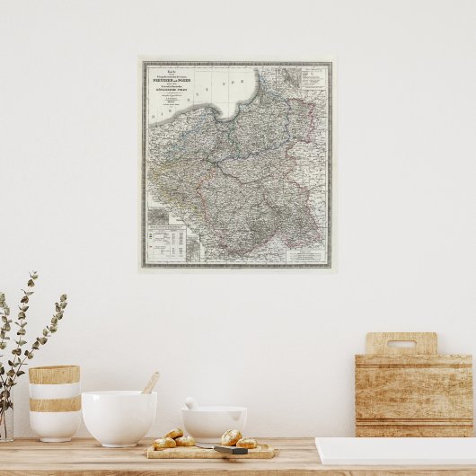 Preussen, Posen, Polen Poster (Keuken)