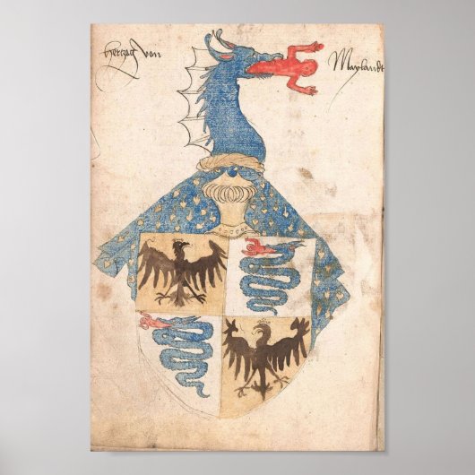 Preussens Wappen 03 Poster (Voorkant)