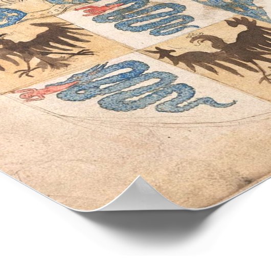 Preussens Wappen 03 Poster (Hoek)