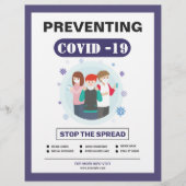 Prevending Covid-19 Flyer (Voorkant)