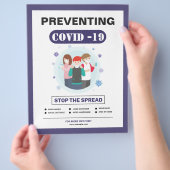 Prevending Covid-19 Flyer (Hand)