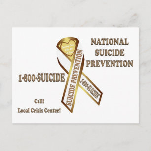 Prevent suicide POSTER Briefkaart