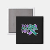 Preventie 988 U Probleem Bewustzijn Lint Magneet (Voorkant / Achterkant)