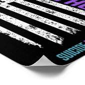 Preventie Amerikaanse vlag Hoop Zelfmoord Bewustzi Poster (Hoek)