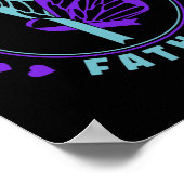 Preventie Bewustzijn Elke dag mis ik mijn vader Poster (Hoek)