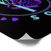 Preventie Bewustzijn Elke dag mis ik mijn zoon Poster (Hoek)