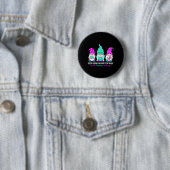 Preventie bewustzijn kabouter Mentale Gezondheid B Ronde Button 5,7 Cm (In situ)