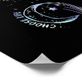 Preventie Bewustzijn Kies leven Semicolon Gothic Poster (Hoek)