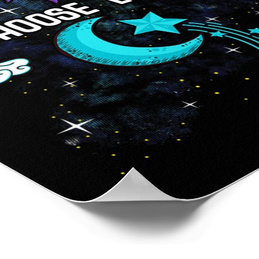 Preventie Bewustzijn Semicolon Kies Leven Poster (Hoek)