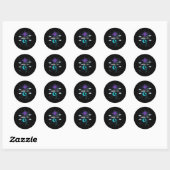 Preventie Bewustzijn Semicolon Kies Leven Ronde Sticker (Vel)