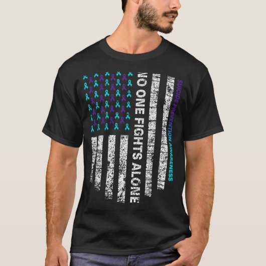 Preventie bewustzijn week shirt lint amerikaans (Voorkant)