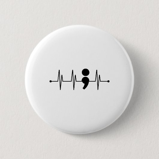 Preventie Geestelijke Gezondheid Bewustmakingsgift Ronde Button 5,7 Cm (Voorkant)