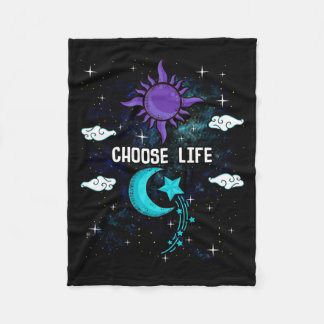 Preventie T-shirt puntkomma Zon En Maan Kies Fleece Deken