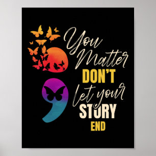 Preventie van bewustzijn van geestelijke gezondhei poster