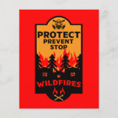 Preventie van bosbranden flyer (Voorkant)