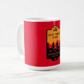 Preventie van bosbranden koffiemok (Voorkant links)