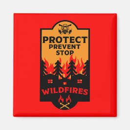 Preventie van bosbranden magneet