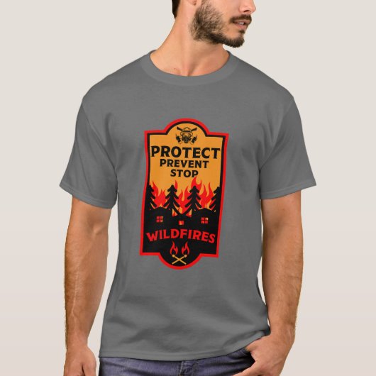 Preventie van bosbranden t-shirt (Voorkant)