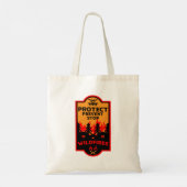 Preventie van bosbranden tote bag (Achterkant)