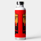 Preventie van bosbranden waterfles (Rechts)