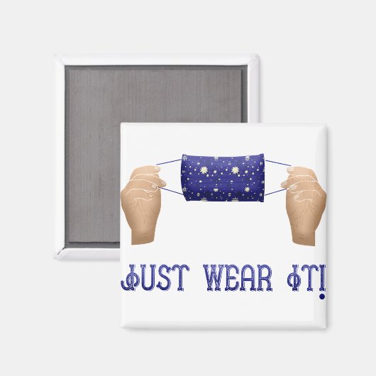 Preventie van Covid19! Magneet (Voorkant / Achterkant)