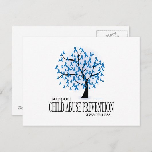 Preventie van kindermisbruik briefkaart (Voorkant / Achterkant)