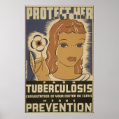 Preventie van  tuberculose poster (Voorkant)