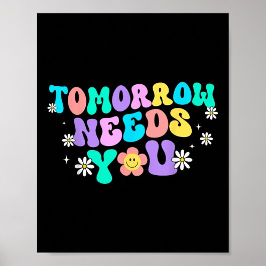 Preventie van zelfmoord morgen heeft jou nodig Gee Poster (Voorkant)