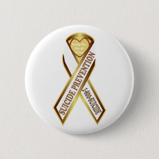 Preventie van zelfmoord ronde button 5,7 cm (Voorkant)