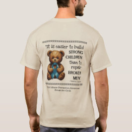 Preventiebewustzijn kindermishandeling t-shirt