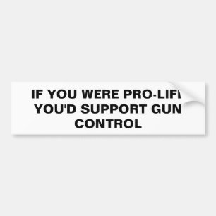 Preventieve controle van het pistool bumpersticker