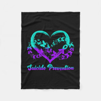 Prevention awareness fleece deken