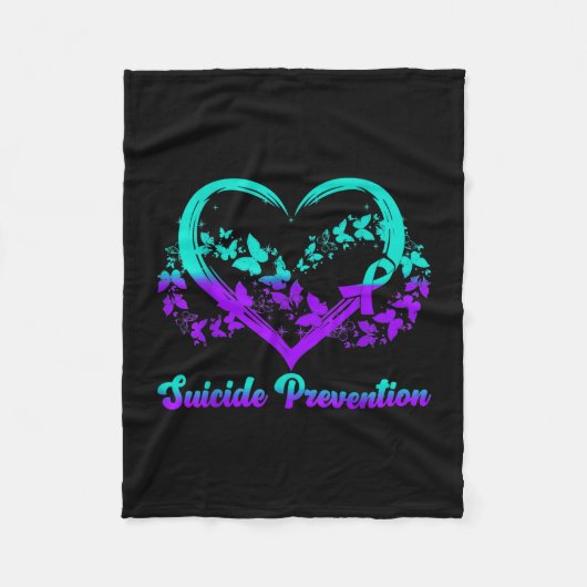 Prevention awareness  fleece deken (Voorkant)