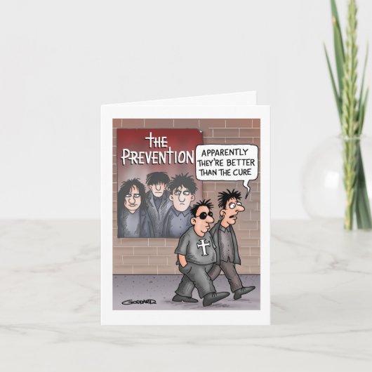 Prevention is better than cure kaart (Voorkant)