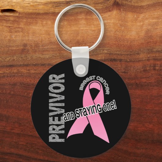 Previvor 1 Borstkanker Sleutelhanger (Voorkant)