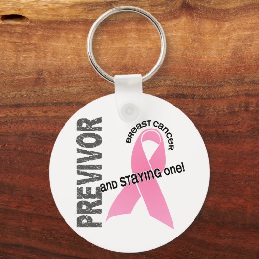 Previvor 1 Borstkanker Sleutelhanger (Voorkant)