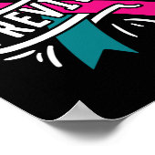 Previvor BRCA Breast Cancer Awareness Support Poster (Hoek)